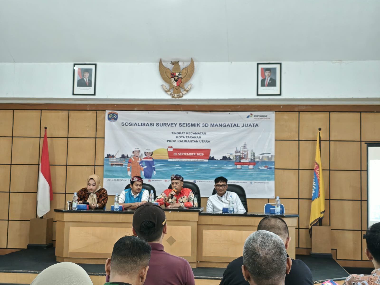 Sosialisasi Survey Seismik 3D Mangatal Juata