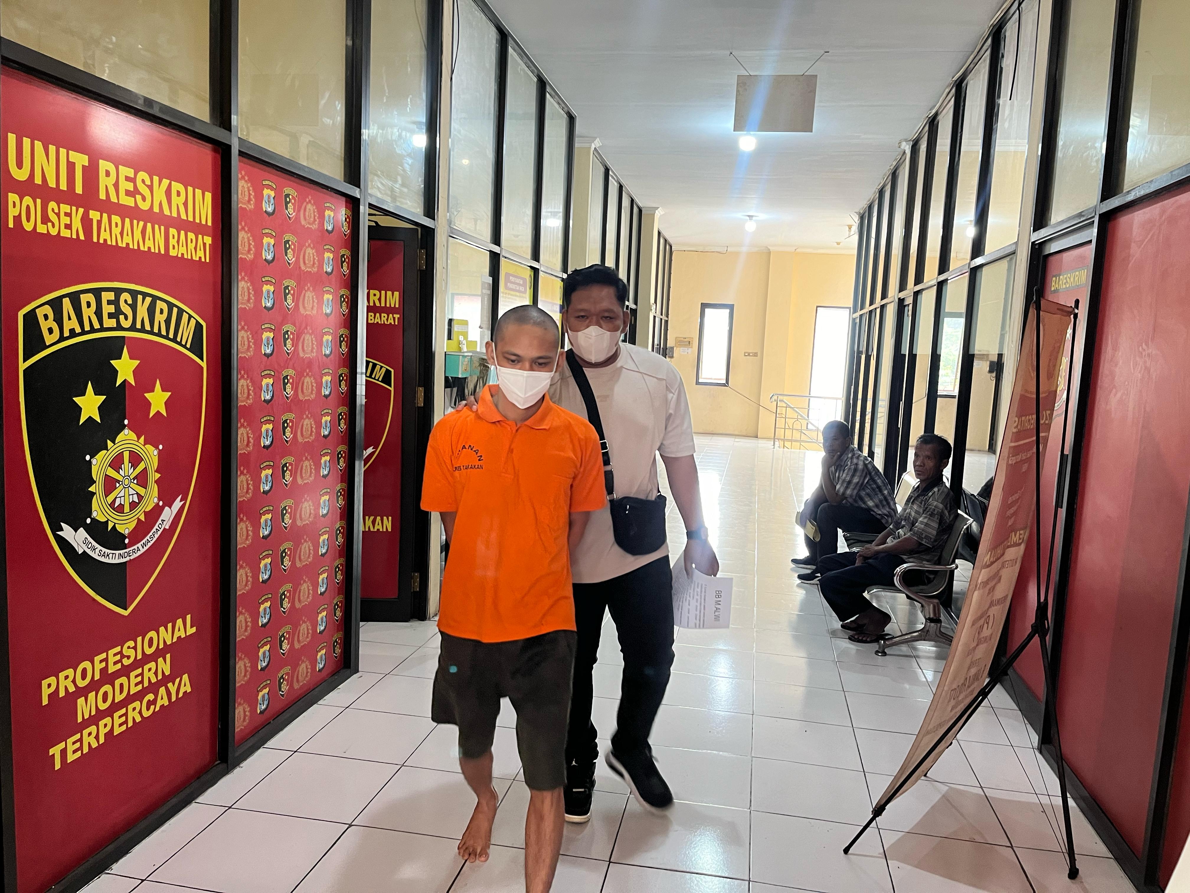 Polsek Tarakan Barat berhasil Mengamankan seorang Pelaku Tindak Pidana Penganiayaan